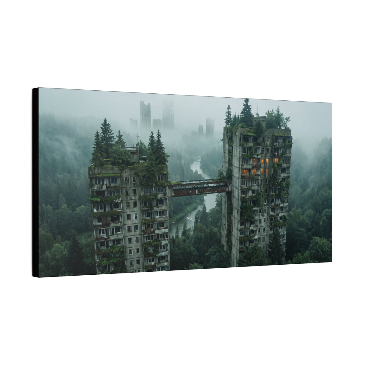 Skybridge Towers // Canvas Print