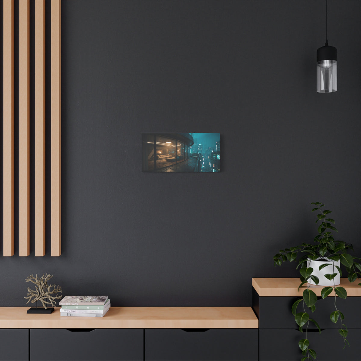 Rain District // Canvas Print
